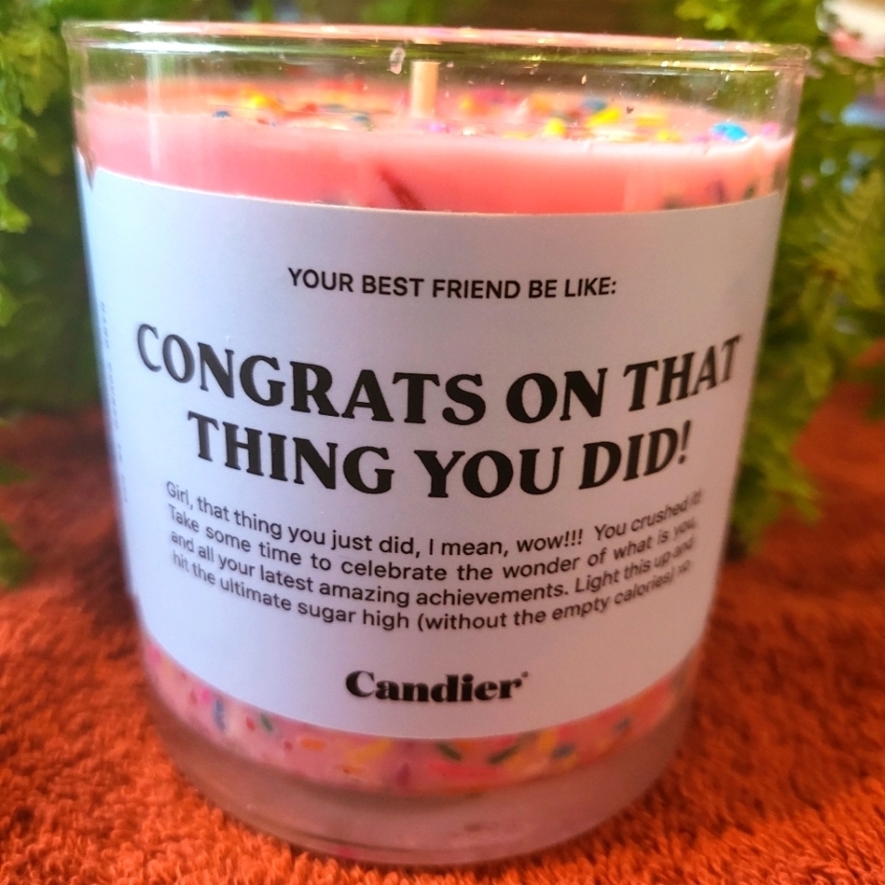 ❤️BUY 5 GET 3 FREE "Congrats On That Thing You Did" Candle